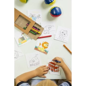 Coloring set, crayons | Hadley - neutral