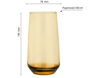 Sunset glass - Honey