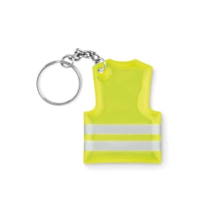 Reflective waistcoat keychain - Yellow