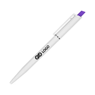 Roma White ballpoint pen - Violet