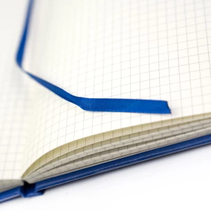 Notatnik w kratkę Asturias - Biały