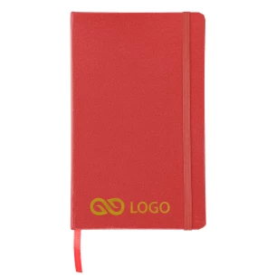 Notatnik w kratkę Asturias - Czerwony