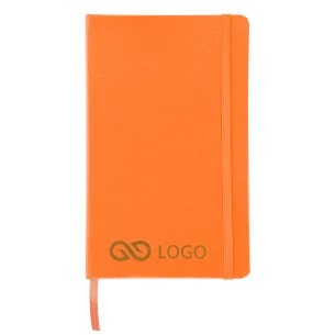 Notatnik w kratkę Asturias - Pomarańczowy