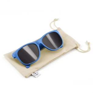 B'RIGHT B'RIGHT BEE STRAW GLASSES - blue