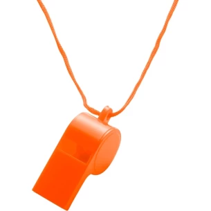 Whistle with string - orange - Orange