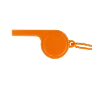 Whistle with string - orange - Orange