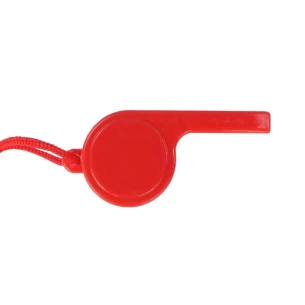 Whistle with string - Red