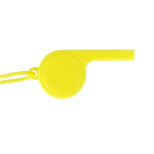 Whistle with string - Yellow