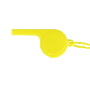 Whistle with string - Yellow