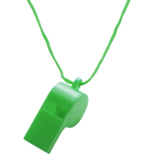Whistle with string - Green