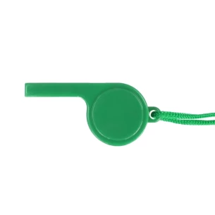Whistle with string - Green