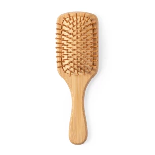 Bamboo hair brush - light brown