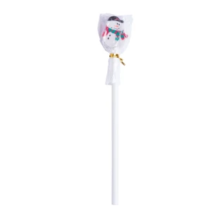 Christmas pencil with eraser - White
