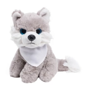 Plush wolf | Fang - Grey