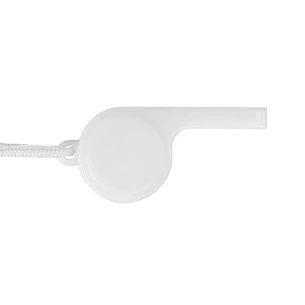 Whistle with string - White