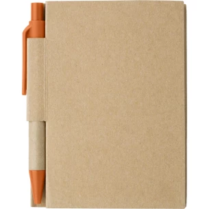 Eco1 notebook with pen - Orange