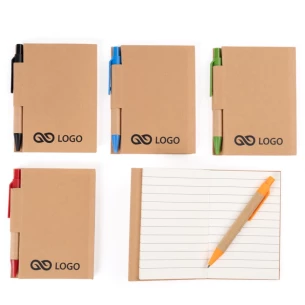 Eco1 note pad with pen - Green