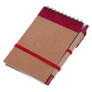 Eco2 note pad with pen - Red