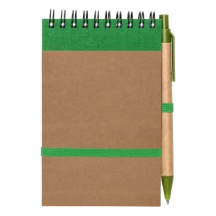 Eco2 note pad with pen - Green