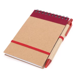 Eco2 note pad with pen - Orange
