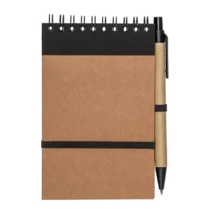 Eco2 note pad with pen - Black