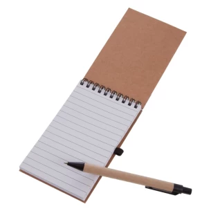 Eco2 note pad with pen - Black