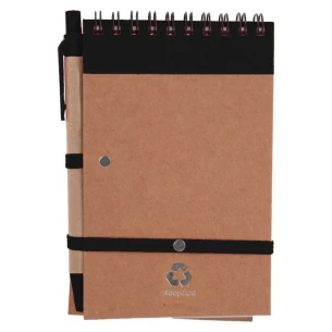Eco2 note pad with pen - Black
