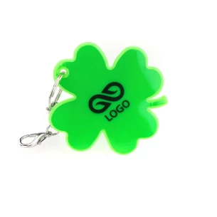 Reflective key ring Clover