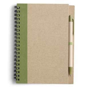 Eco3 note pad with pen - Green