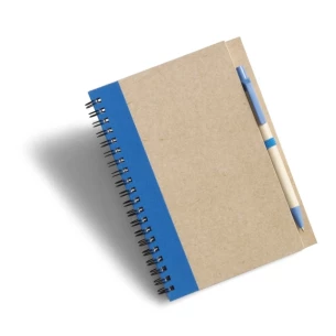 Eco3 note pad with pen - Blue