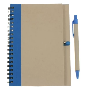 Eco3 note pad with pen - Blue