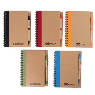 Eco3 note pad with pen - Black