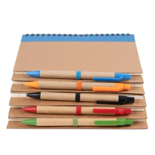 Eco3 note pad with pen - Black