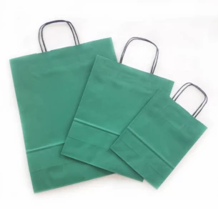 Soft A4 paper bag - Green