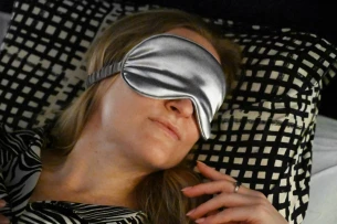 Sleeping blindfold VELURO - Grey