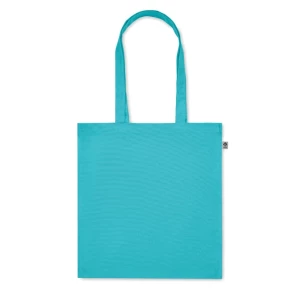 BENTE COLOUR organic cotton bag - Turquoise