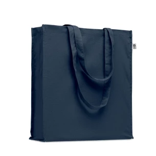 BENTE COLOUR organic cotton bag - French navy blue