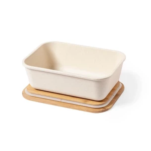 Breakfast box 1 L, bamboo lid - neutral