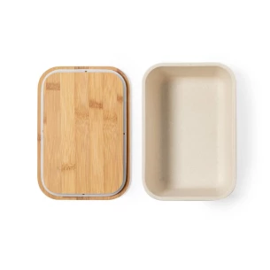 Breakfast box 1 L, bamboo lid - neutral