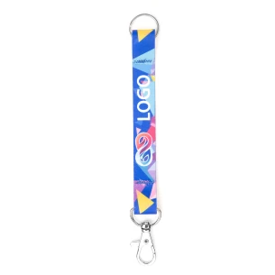 Flip lanyard key ring