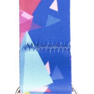 Loop lanyard key ring