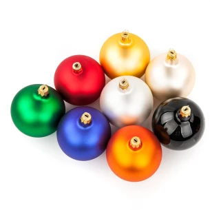 80mm Christmas bauble – Ecru