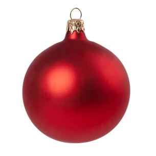 80mm Christmas bauble – Ecru