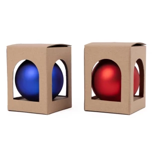 80mm Christmas bauble – Ecru