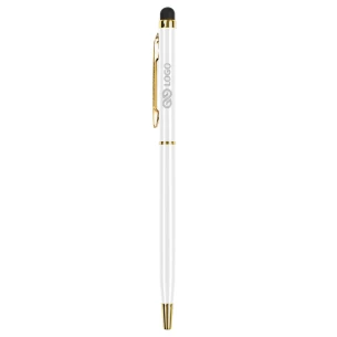 Toledo Gold ballpoint pen - White
