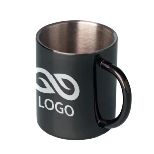 Hugo Steel Mug - Black