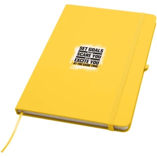 Spectrum Plus A5 hardcover notebook - Yellow