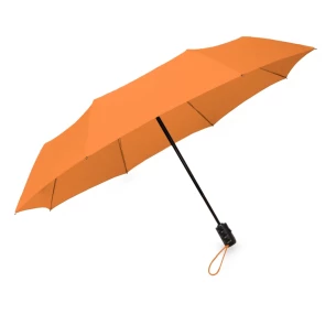 LEEDS folding umbrella, automatic - Orange