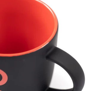 Esla 345 ml ceramic mug – Red