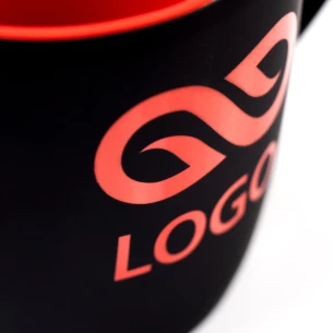 Esla 345 ml ceramic mug – Red